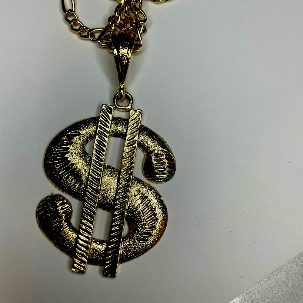 24” gold money chain